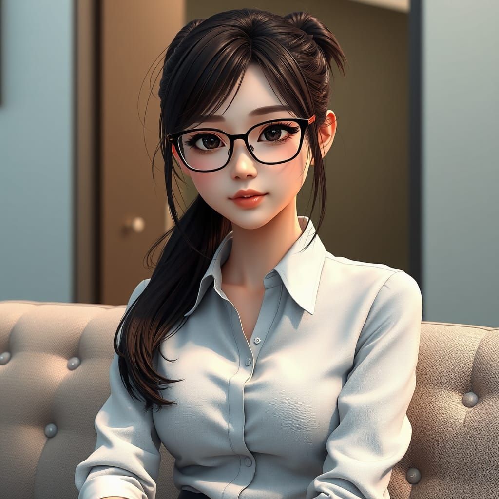 Indonesian Idol Manager in 3D Anime Art Style