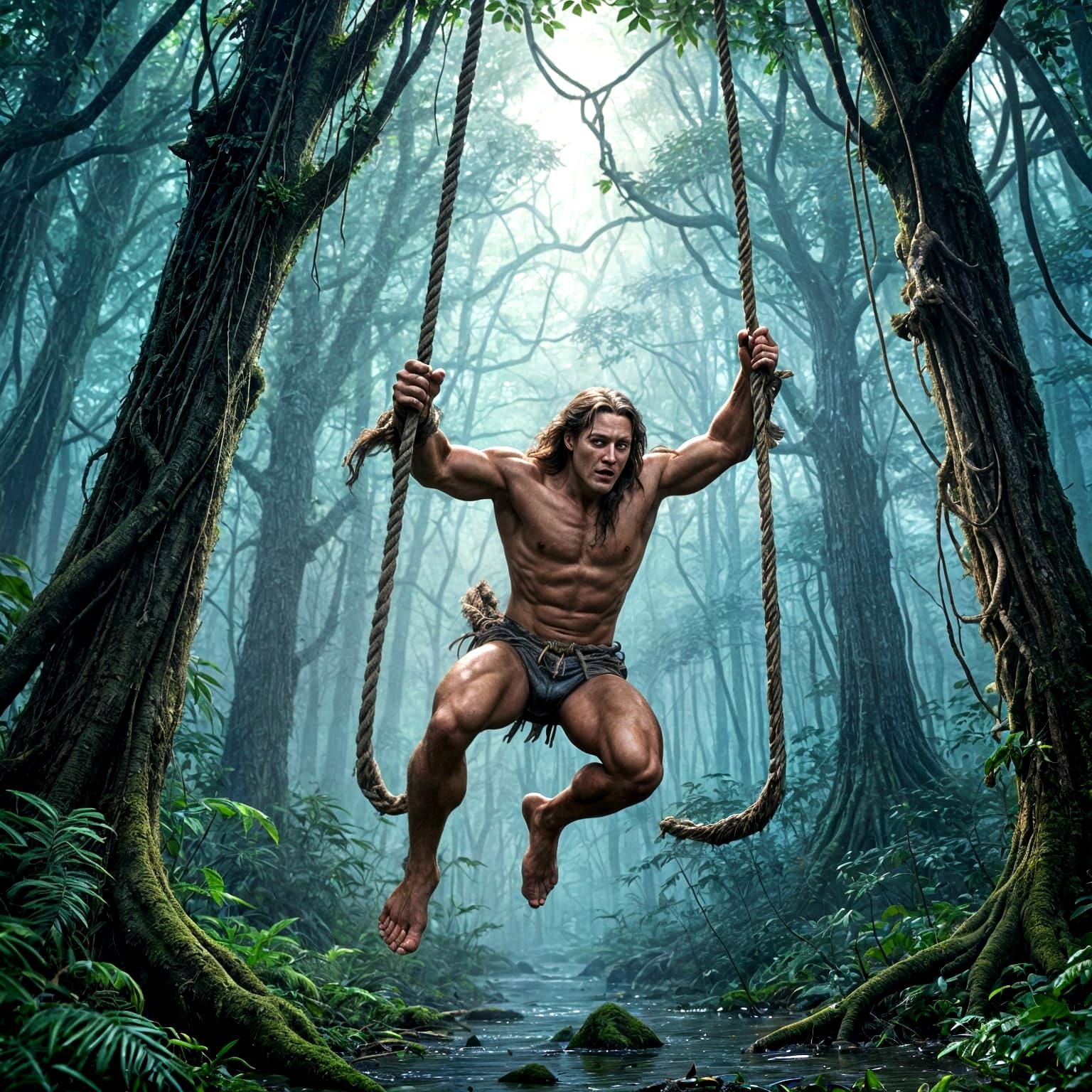 Tarzan in an Eldritch Jungle Realm