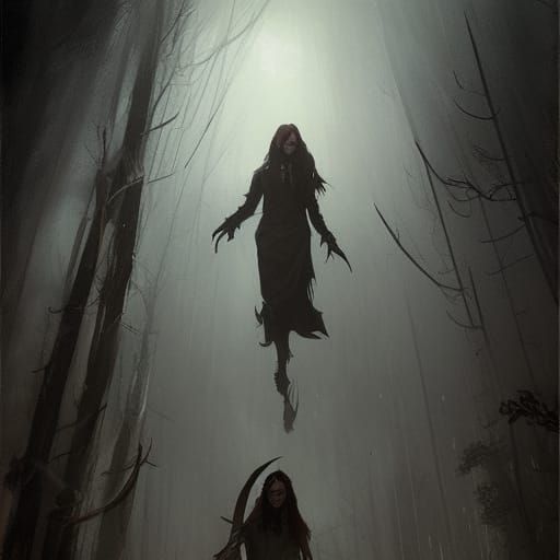 Sinister Fantasy Landscape Art