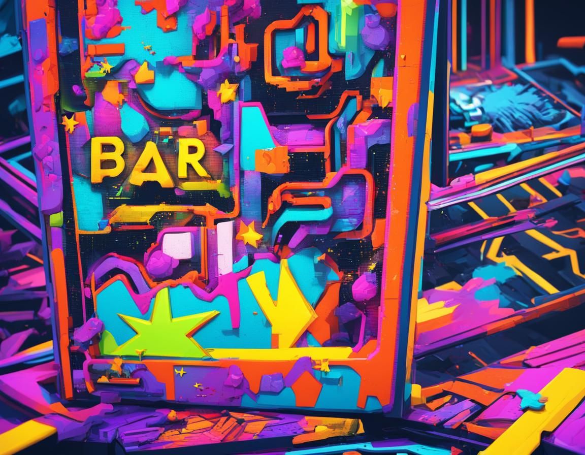 Brawl Star Character in Comic Book Style Arena