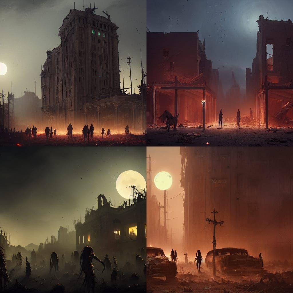 Post-Apocalyptic Las Vegas: A Dark Fantasy Landscape