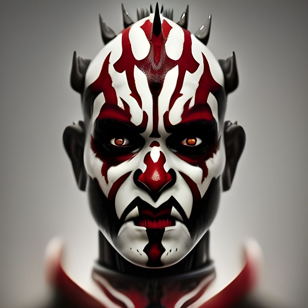 Hyperdetailed Darth Maul Portrait in 4K HDR