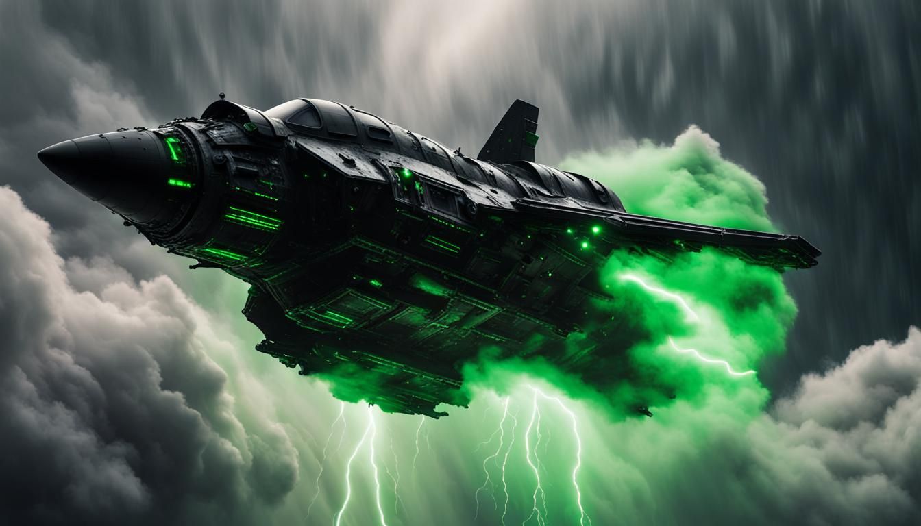 Spaceship Meltdown in Venusian Storm