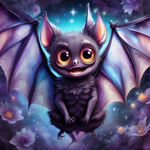 Woman Transforms into a Majestic Bat in a Whimsical Magical ...