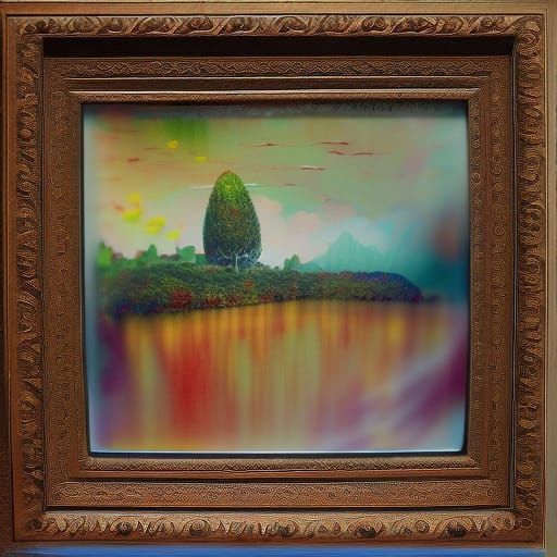 inpainting a frame i created