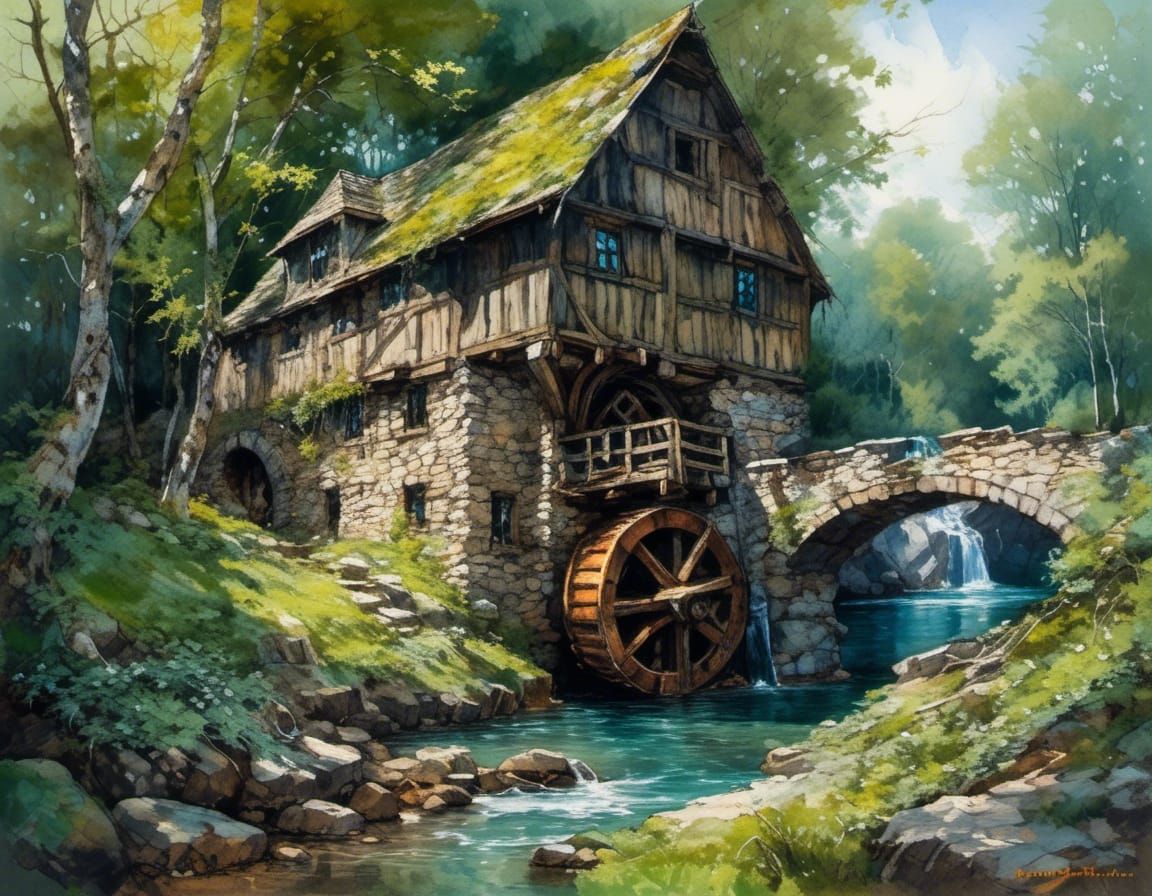 Ancient watermill