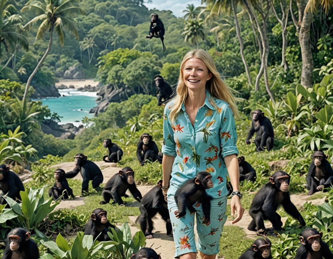 Gwyneth Paltrow's Monkey Paradise Getaway