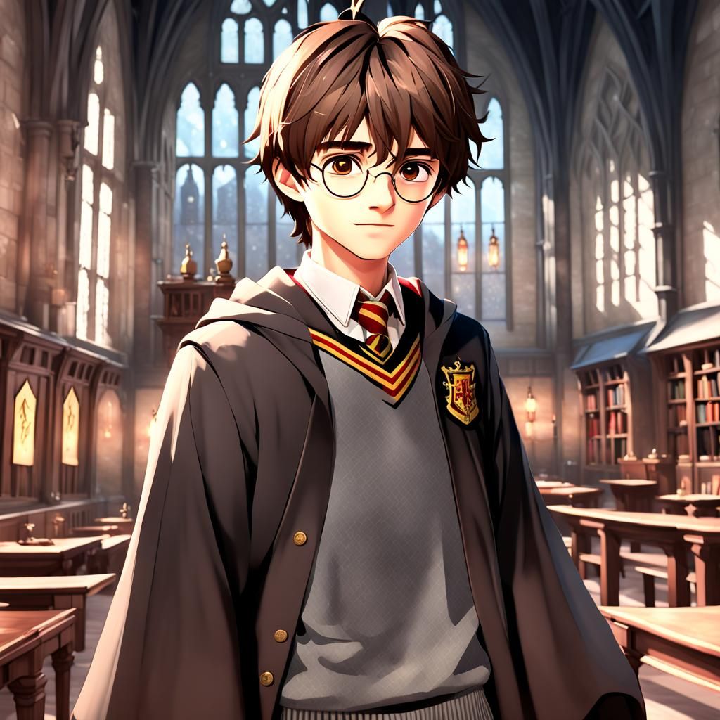 James Potter in Detailed 3D Anime Style