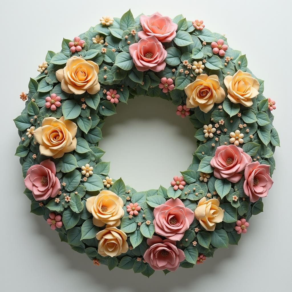 Picturesque Green Valley with Blue Lake