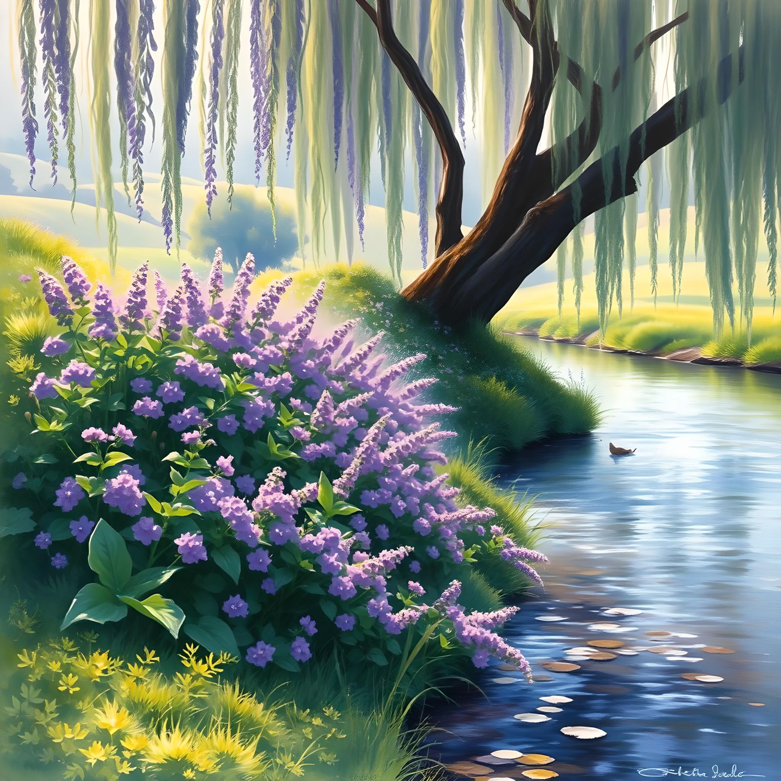 Violet Riverbank