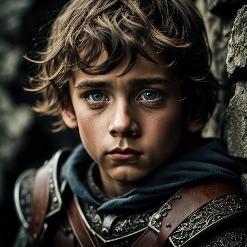 Young Rohan Warrior Defends Helm's Deep