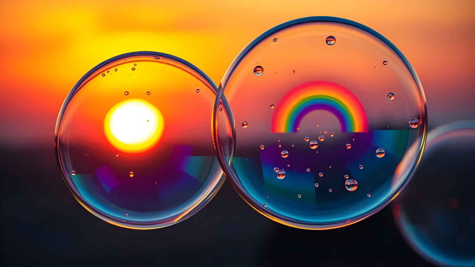 Bubbles of Light and Color