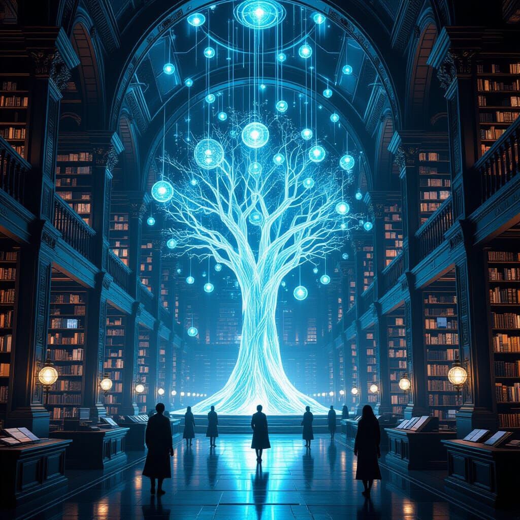 Ethereal Energy Library with Tree of Knowledge