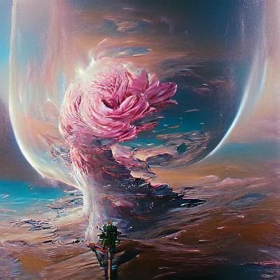 Endless Floral Meadow as Oil Painting