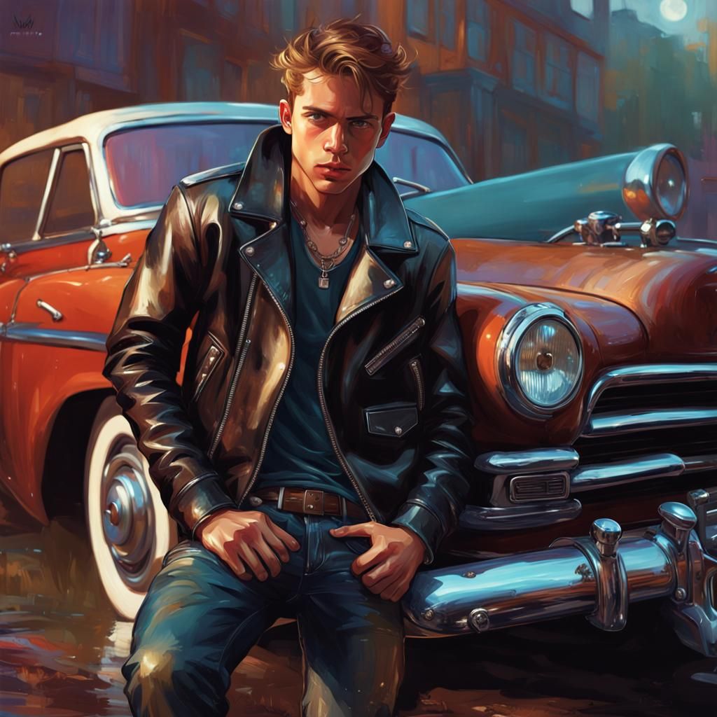 Catboy on Magazine Cover in Craig Mullins Style