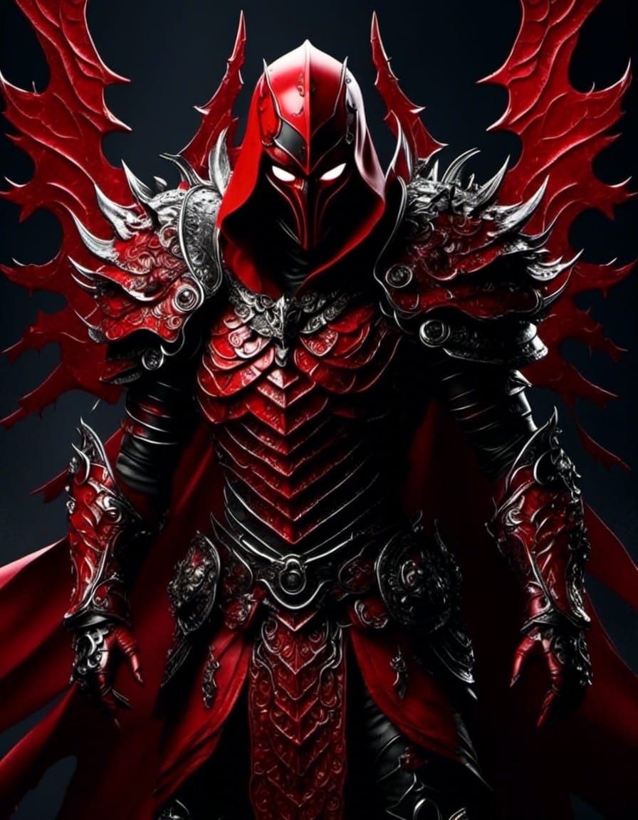 Powerful Superhero in Dramatic, Detailed Digital Painting