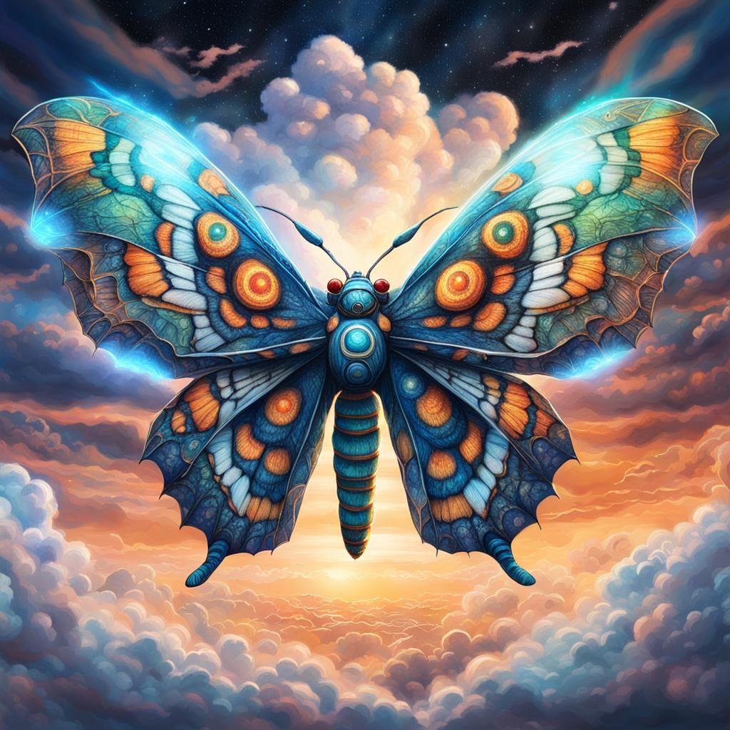 Astral Cosmic Mothra in White Light