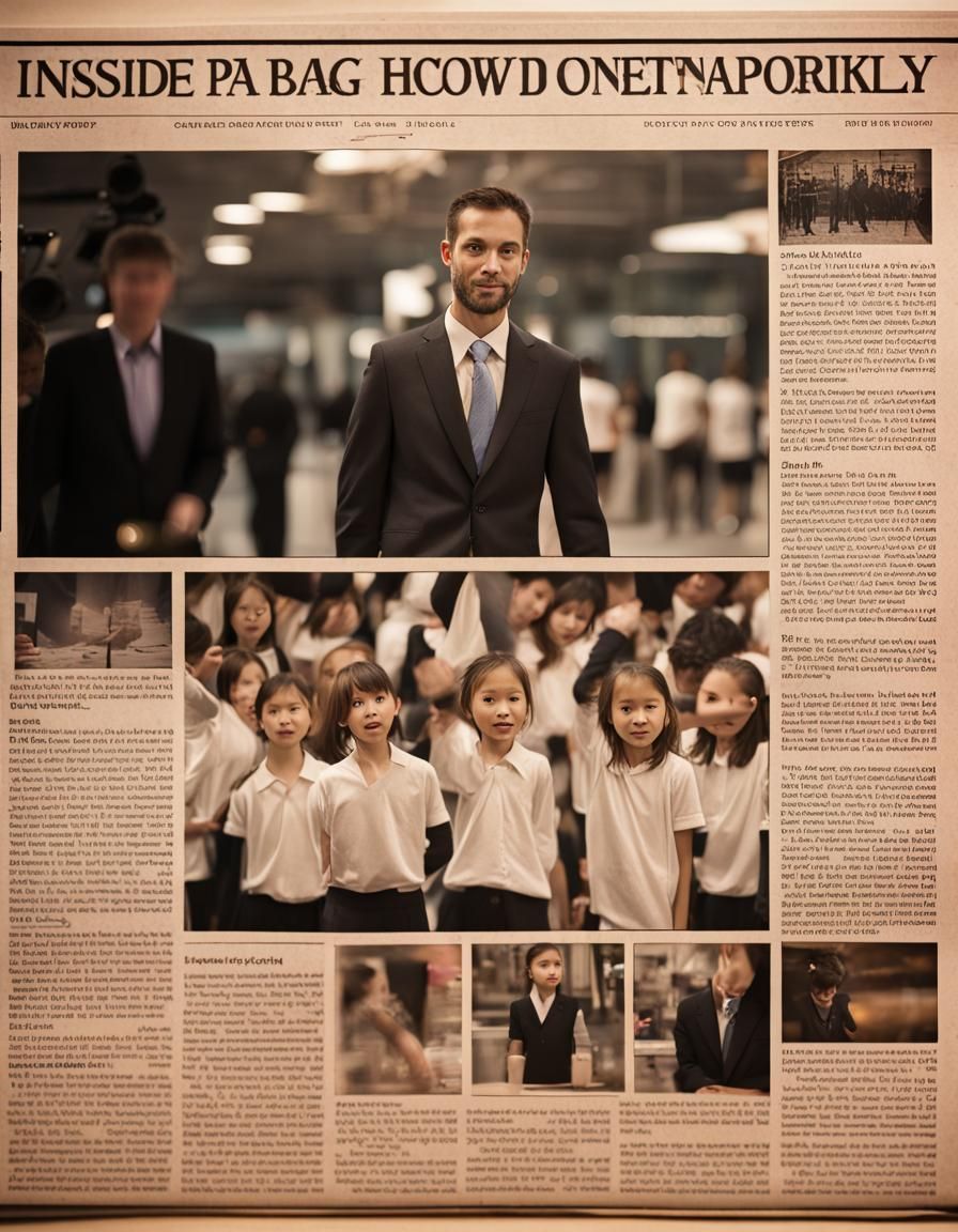 Newspaper Page with Photo: Professional Photography