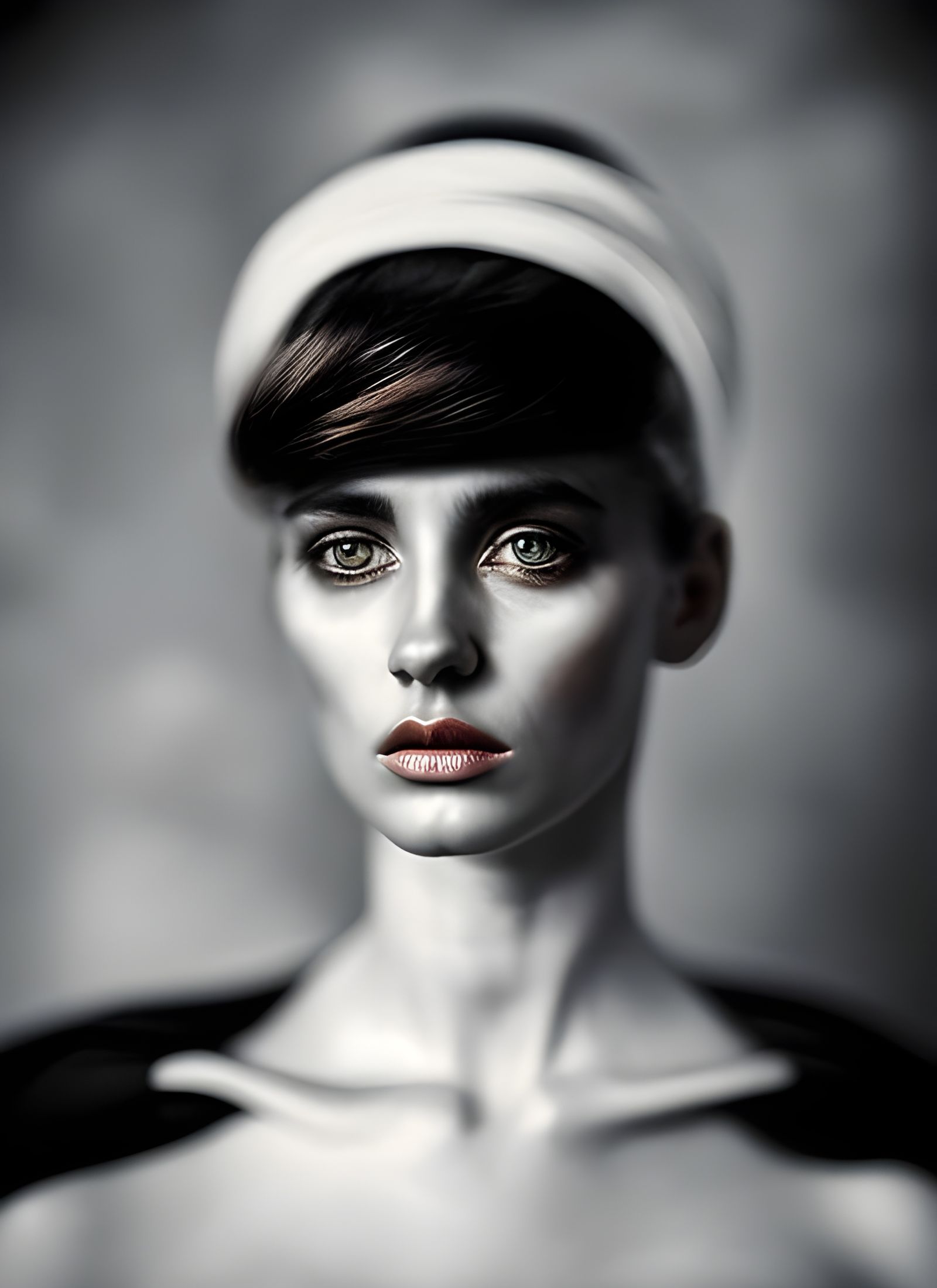 Neo-Impressionist Portrait with Soft Light and Magic