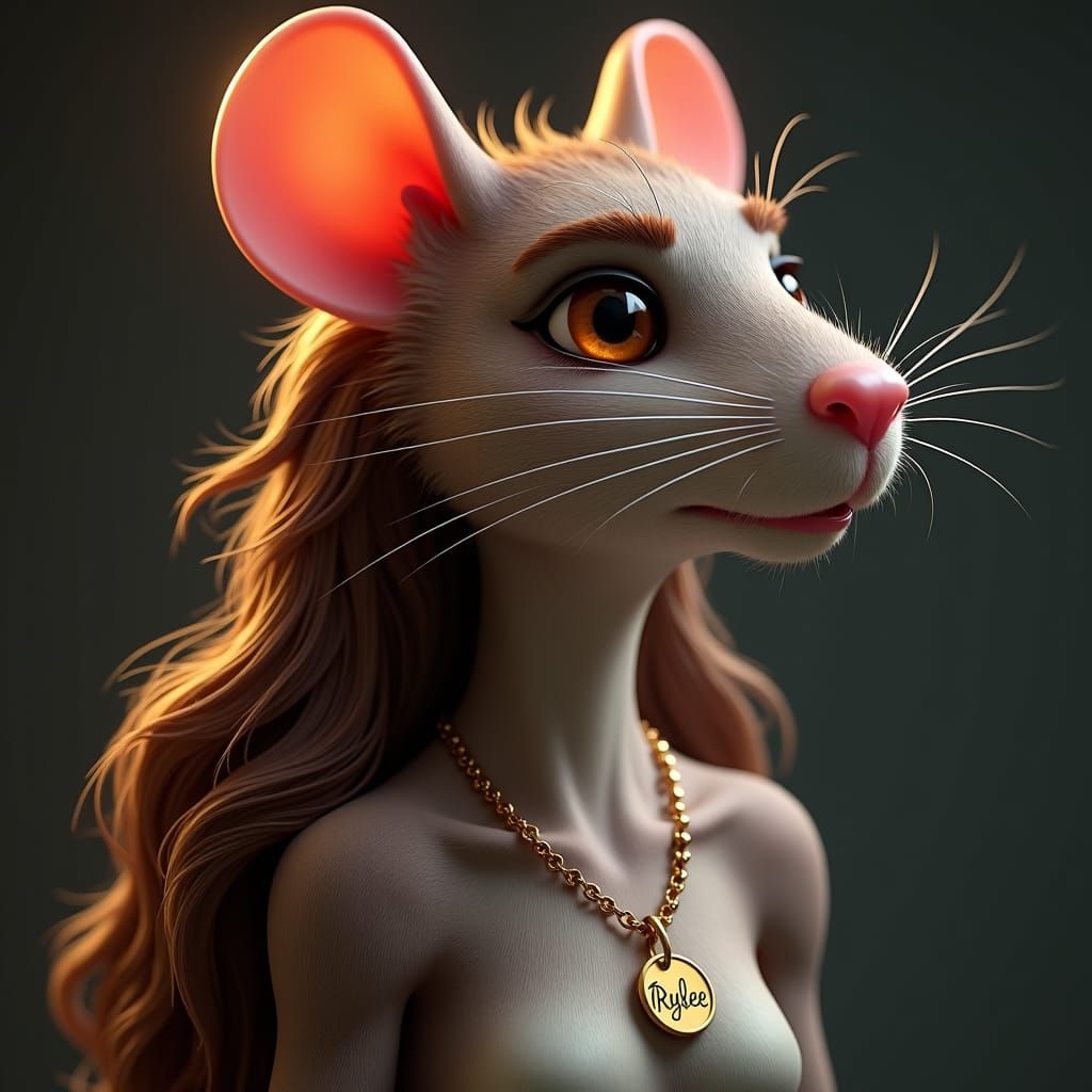 Majestic Female Rat Humanoid: Concept Art