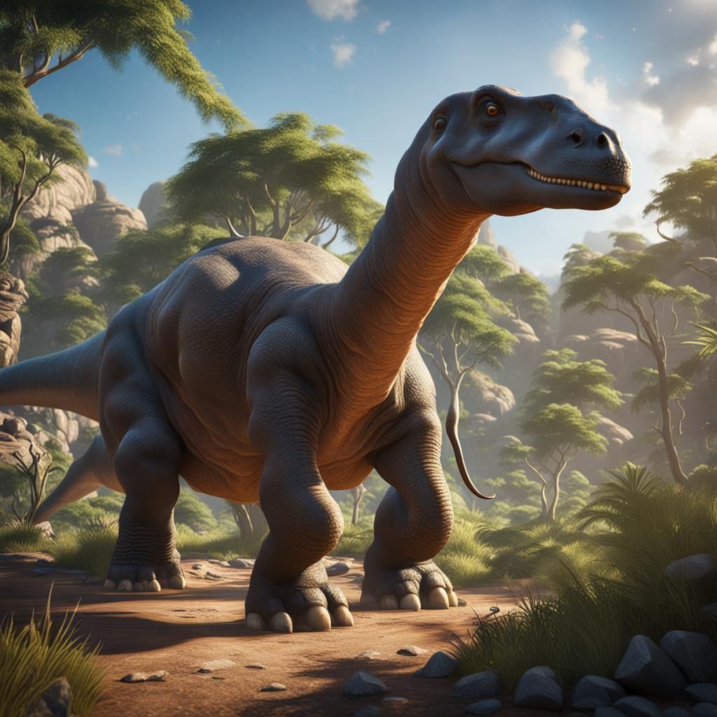 Apatosaurus Rendered with Unreal Engine 5