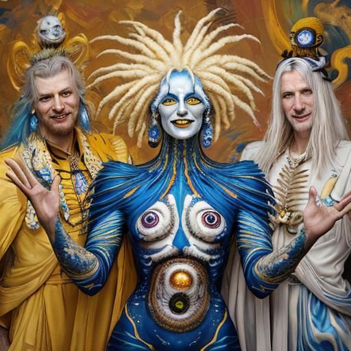 Cosmic Characters Celebrate at Housewarming Party