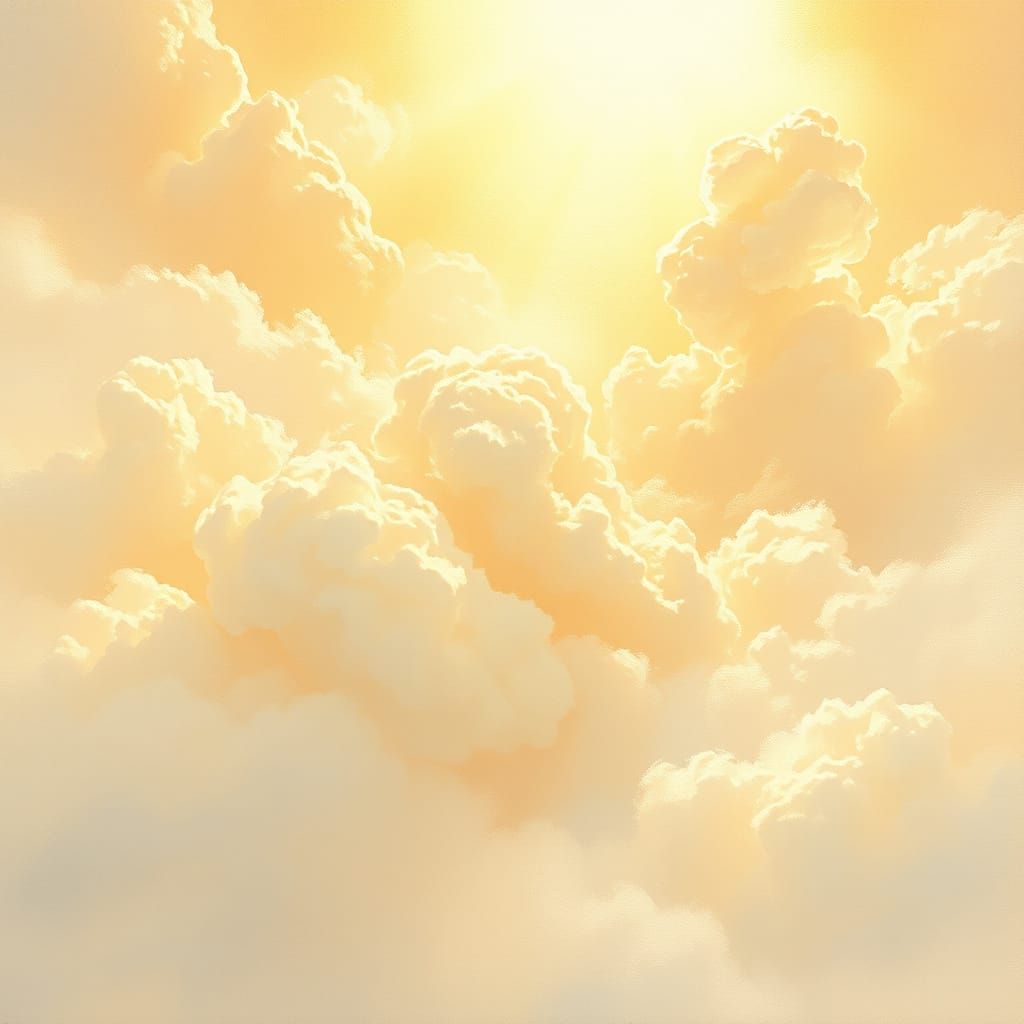 Dreamy Cloudscapes in Soft Pastels