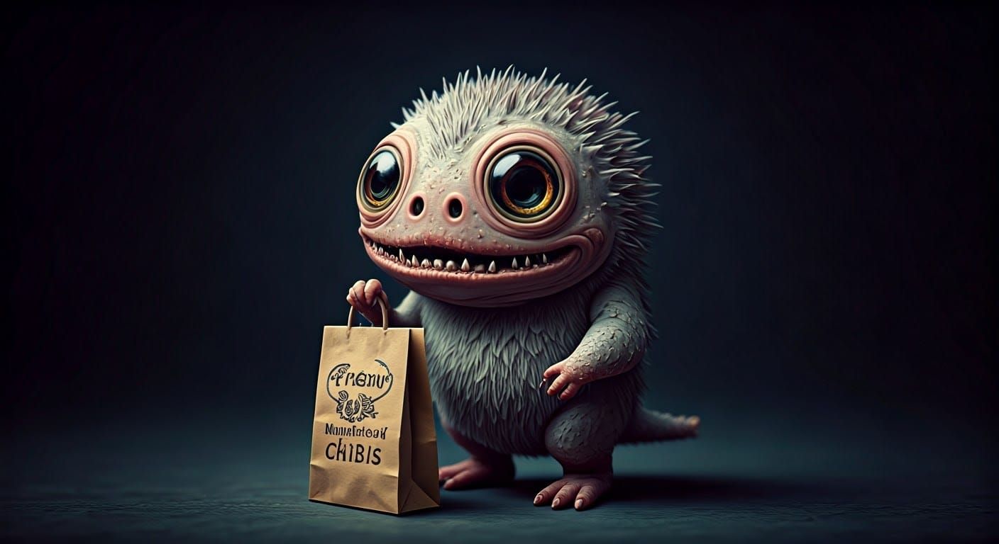 Chibi Monster in Post-Apocalyptic Wonderland