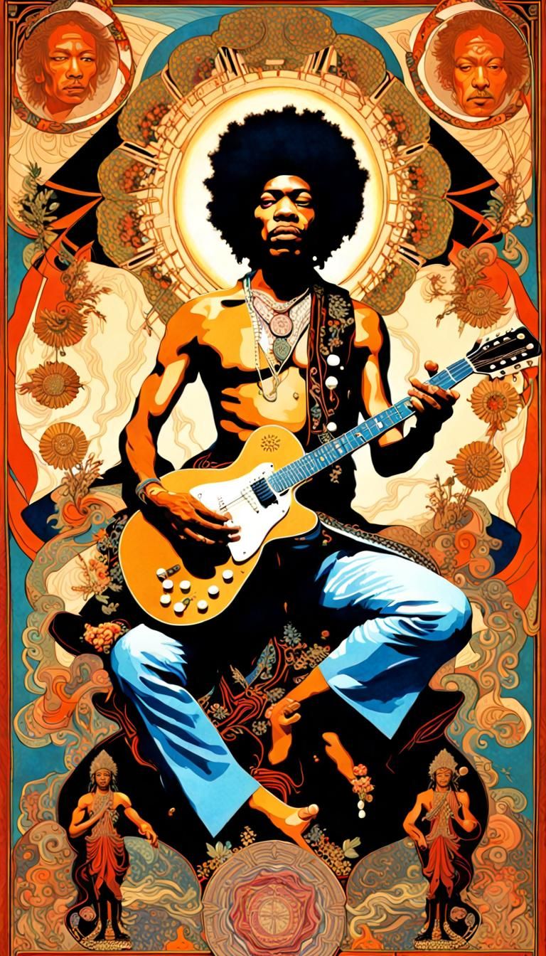 Wall Poster Jimmy Hendrix 2.0