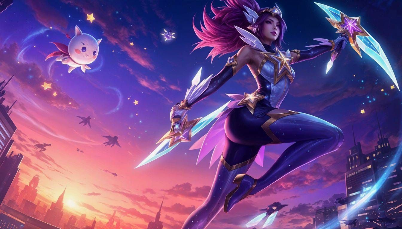 Star Guardian Akali in a Celestial Adventure