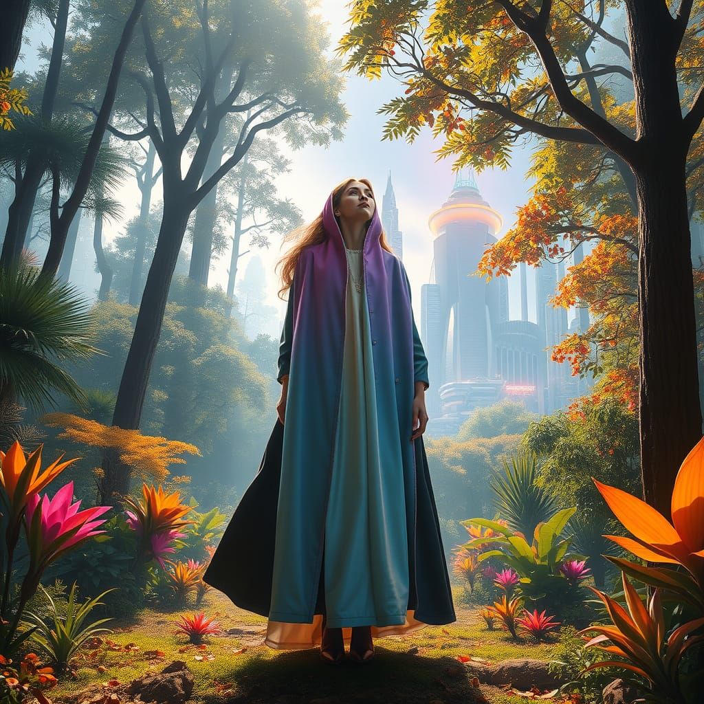 Futuristic Shroud Reveals High-Tech Cityscape