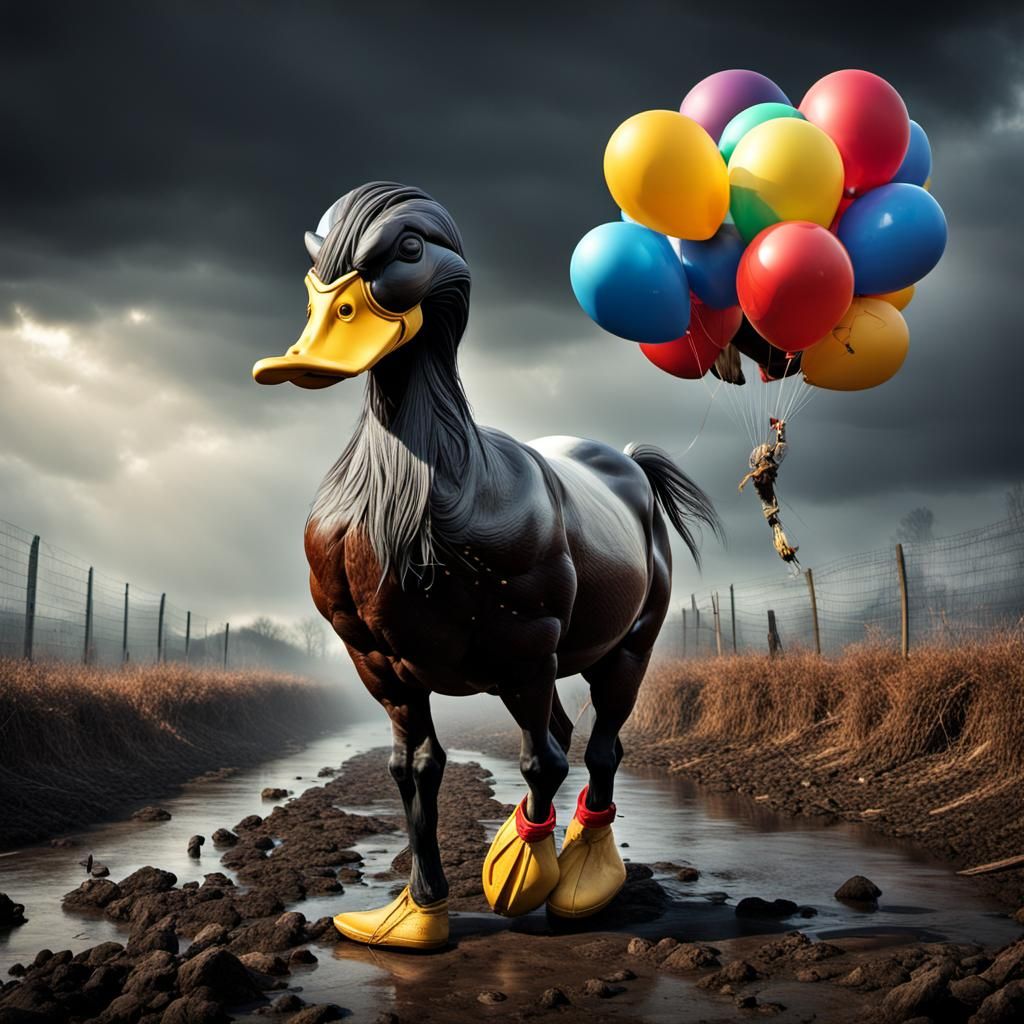 Hyperrealistic Atmospheric Scene with Intricate Details