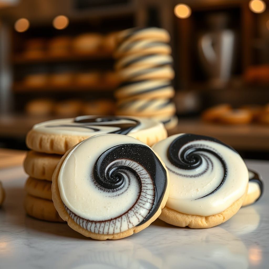 Classic Black and White Cookies from New York