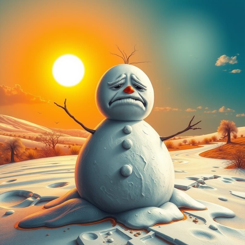 Melting Snowman