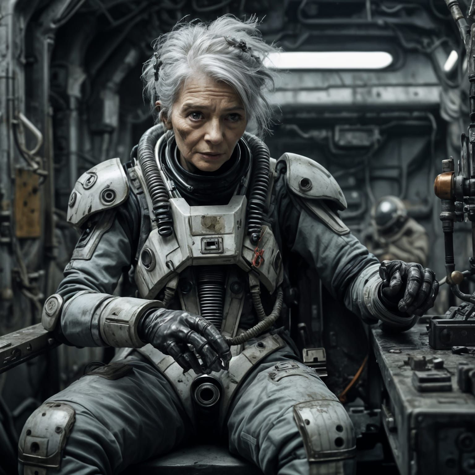 Cyborg Pioneer in a Post-Scarcity Wasteland