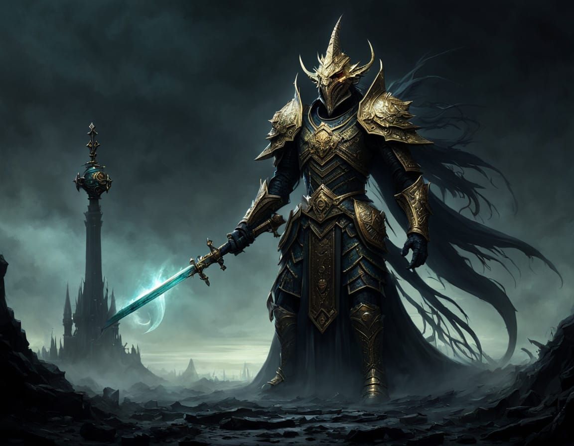 Resplendent Dark Paladin in Twisted Cathedral