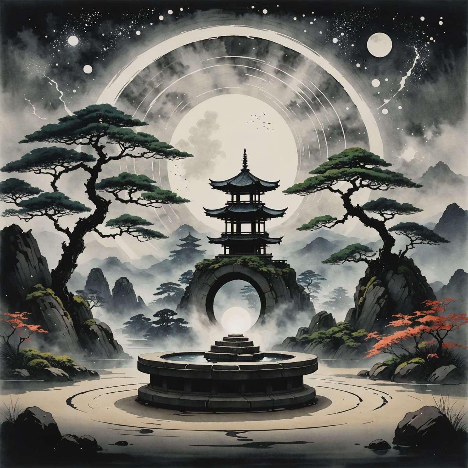 Zen Garden Portal to Cosmic Vista