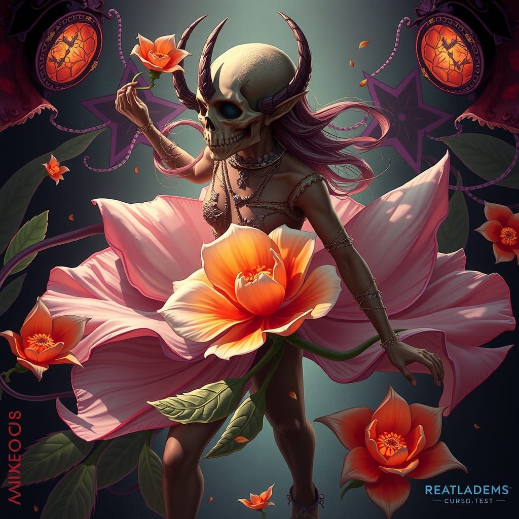 Cadaverous Bloom: A Digital Art Masterpiece