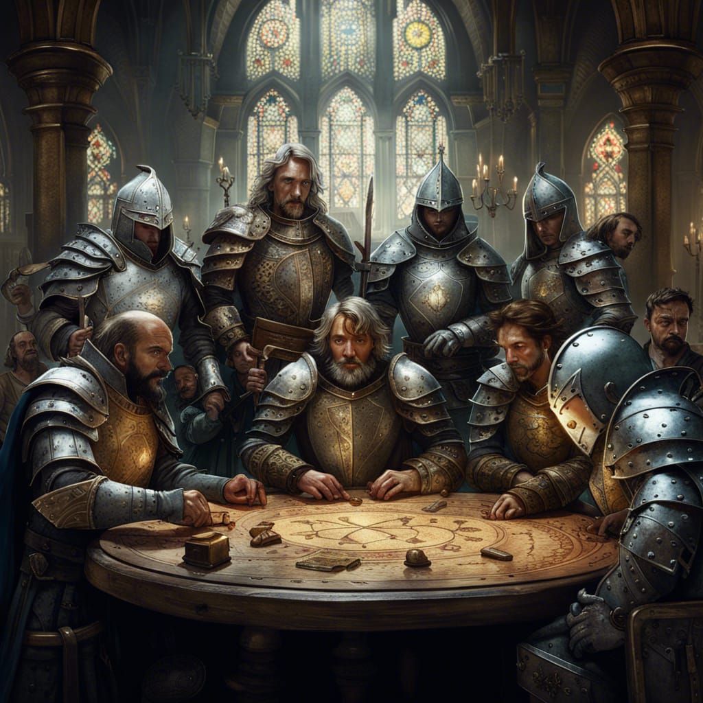Epic Knights of the Round Table Portrait