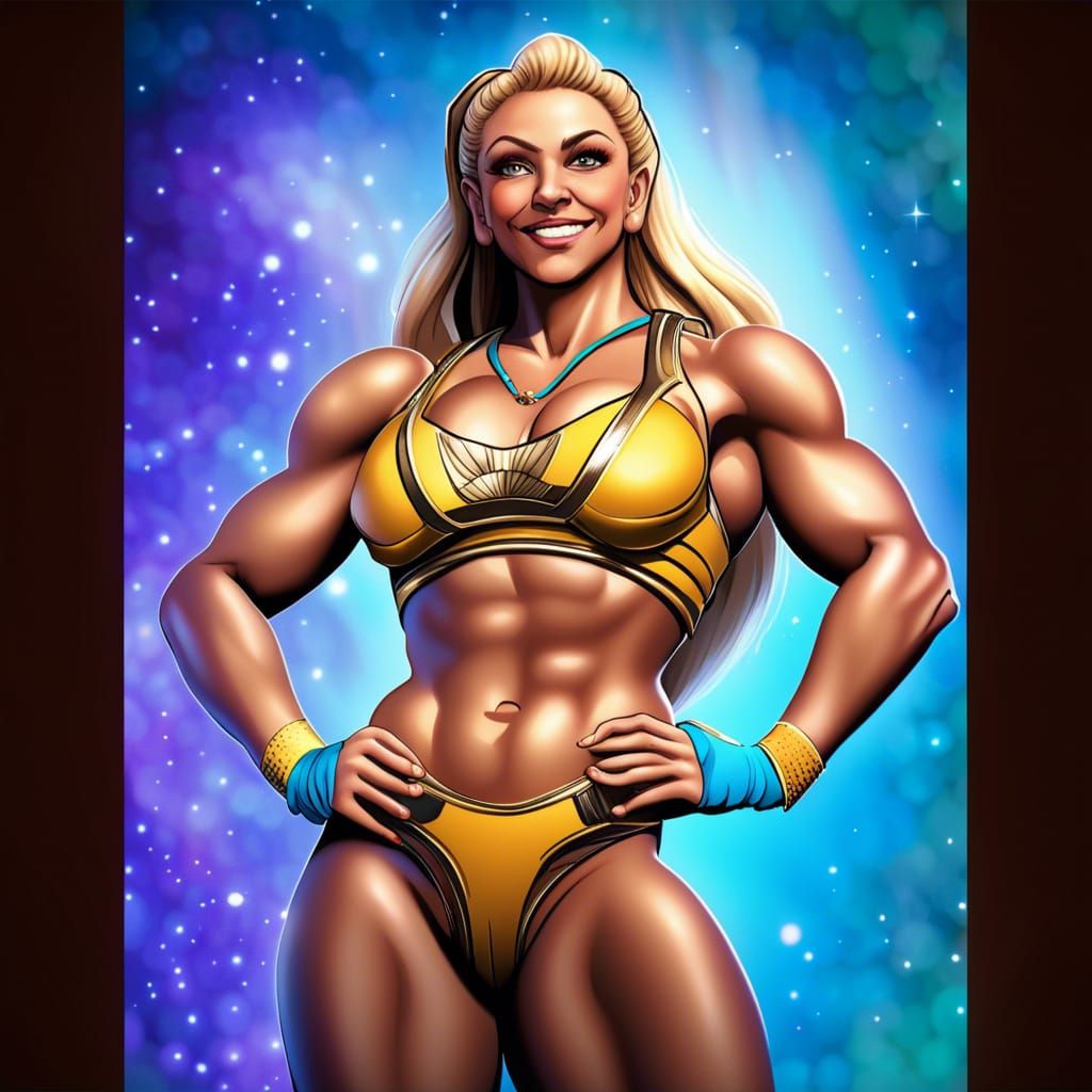 Galaxy Wrestler Queen: A Cosmic Anime Champion