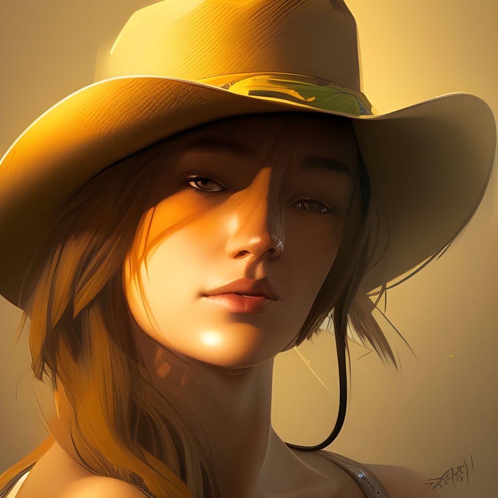 Sad Emoji with Cowboy Hat in HD