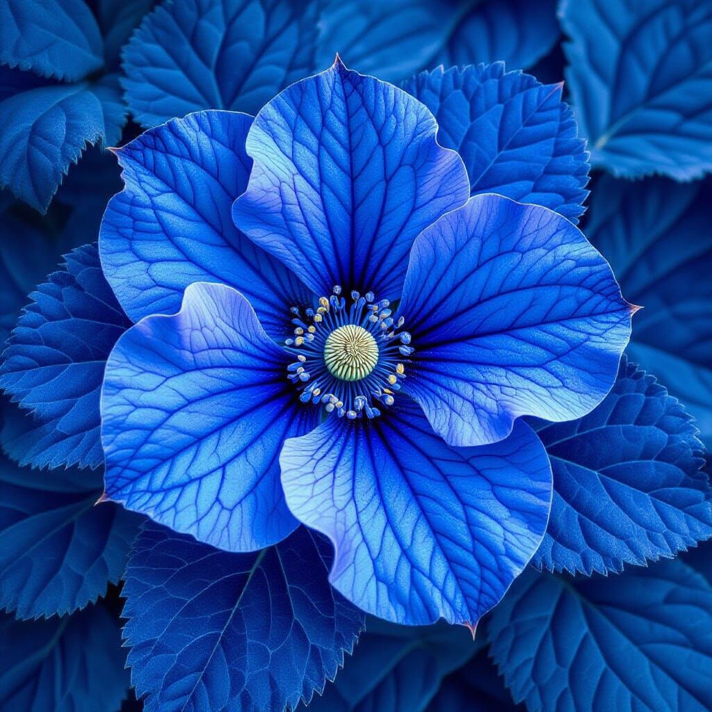 Abstract Indigo Color Spectrum