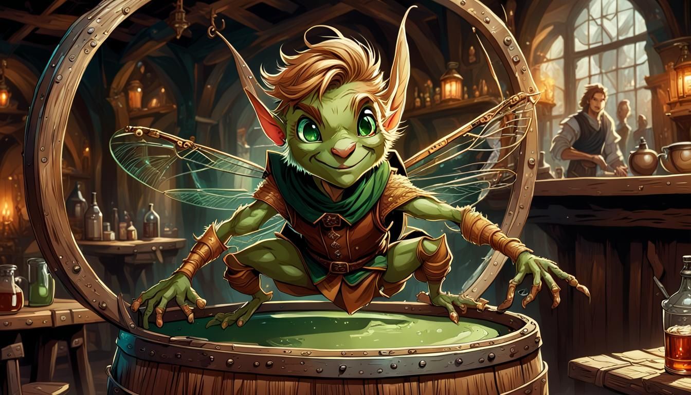 Ooops! I polymorphed myself!