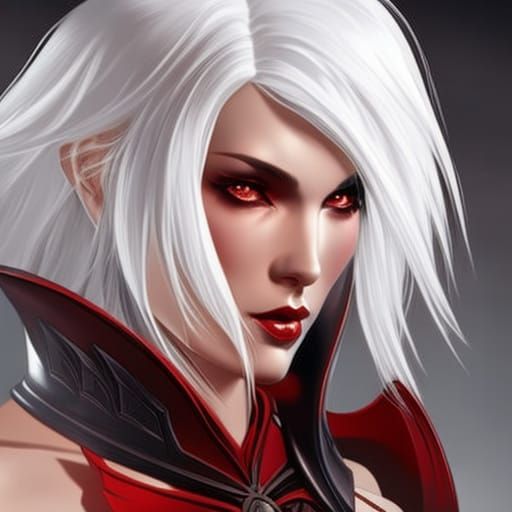 Female Executioner in Fiery 80s Style