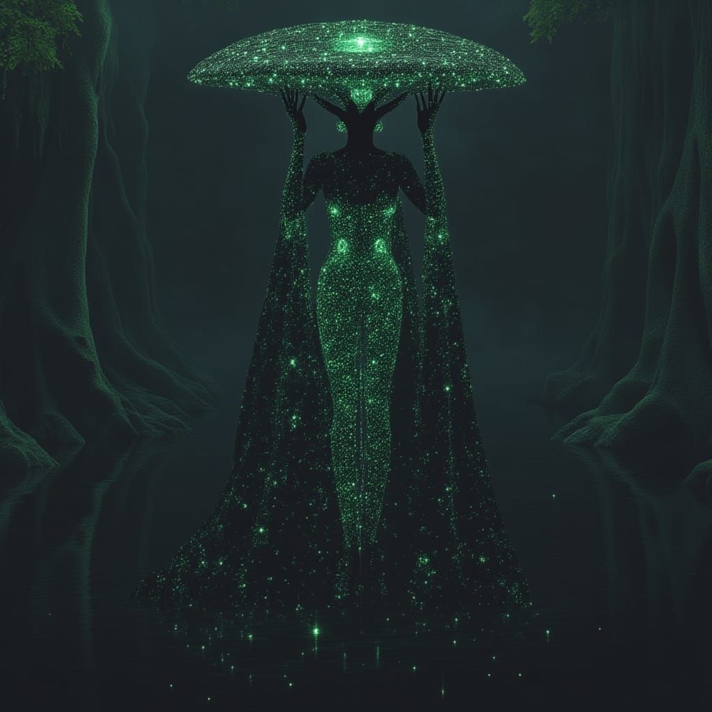 Golgari Queen in Dark Fantasy Art