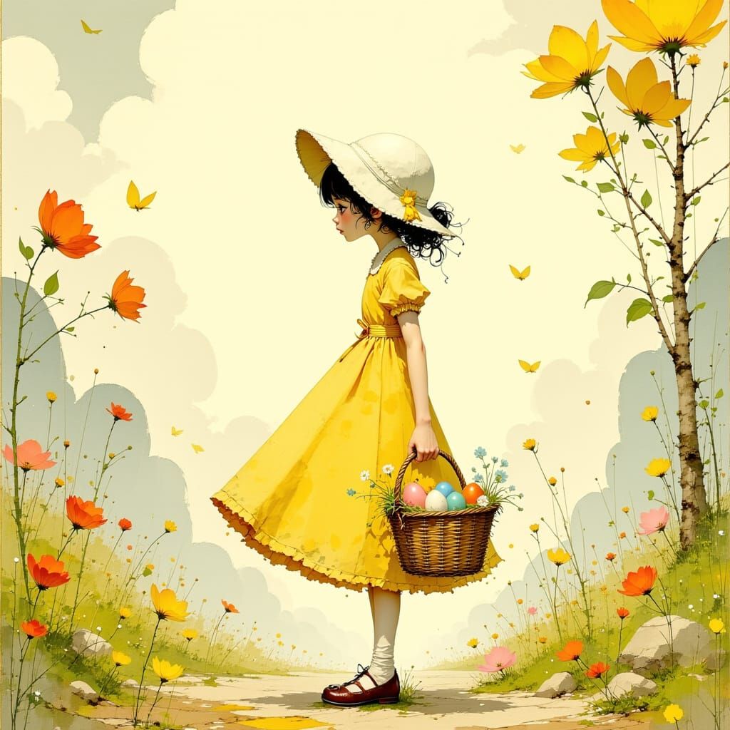 Whimsical Easter Celebration in Pastel Hues