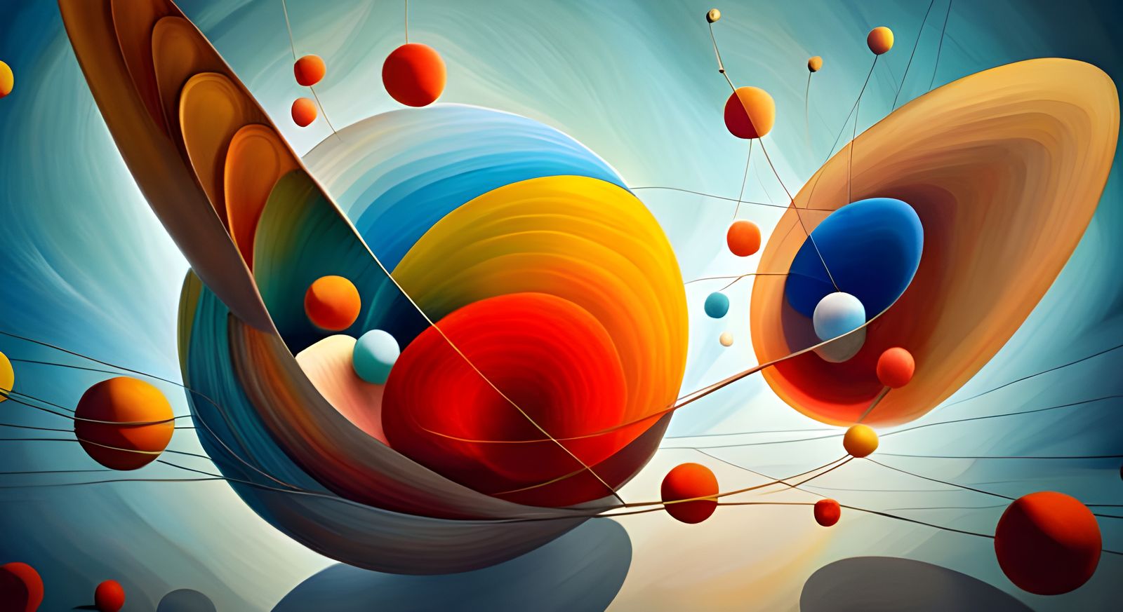 Surreal Abstract Art Inspired by Hilma af Klint