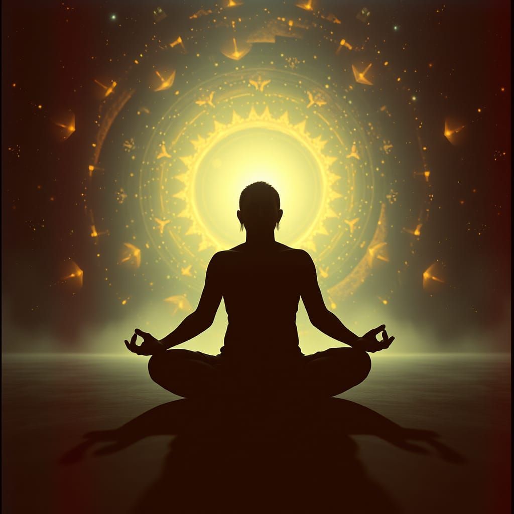 Galactic Lotus: Cinematic Energy Vortex