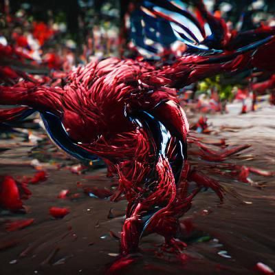 Carnage: Sinister Symbiote Supervillain Close-Up