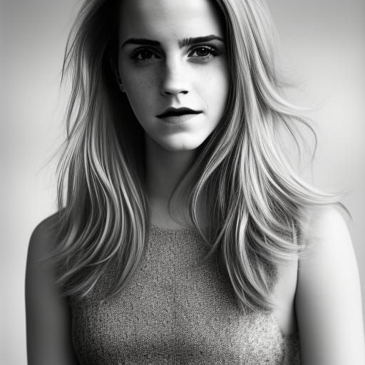 Hyperrealistic Portrait of a Blonde Woman